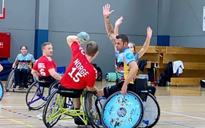 Meilenstein auf dem Weg zur Rollstuhlhandball-EM