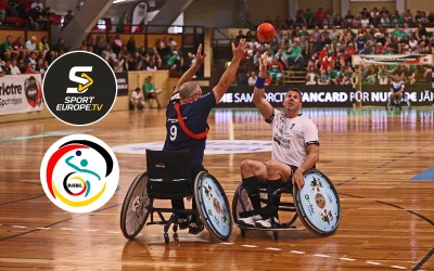 Rollstuhlhandball live erleben